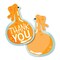Big Dot of Happiness Scientist Lab - Shaped Thank You Cards - Baby Shower or Birthday Party Thank You Note Cards with Envelopes -Set of 12